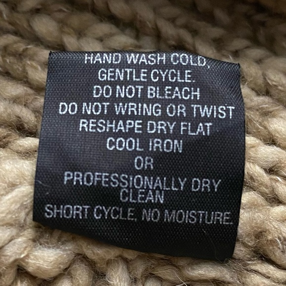 Silvia Novelli Brown Knit Asymmetric Cardigan Fringe Hem Large L - Picture 5 of 15